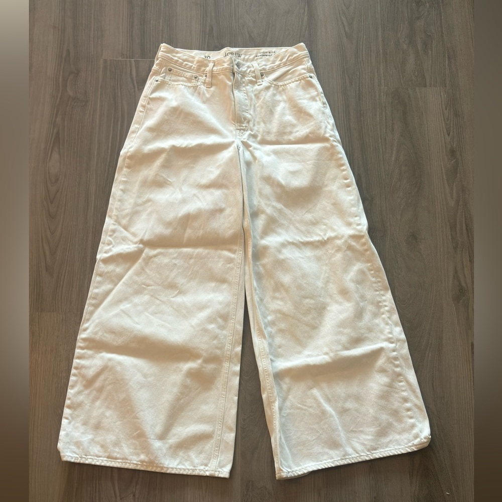 J.Crew Super Wide Leg Jeans